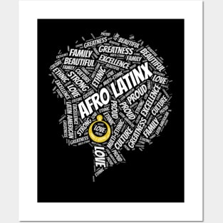 Afro-Latinx Afro Posters and Art